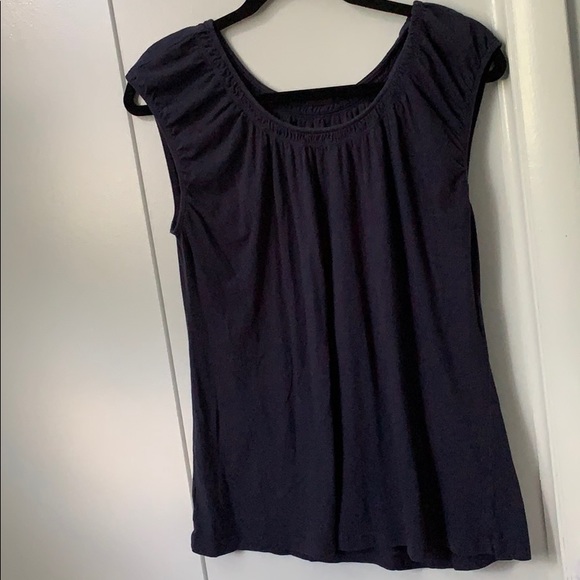 Peasants style top - navy - Picture 1 of 3